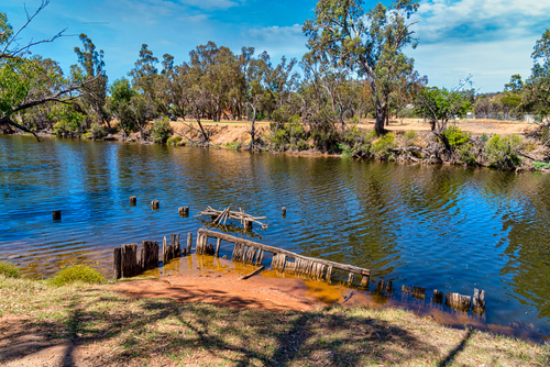 The,Avon,River,Is,A,River,In,Western,Australia.,A